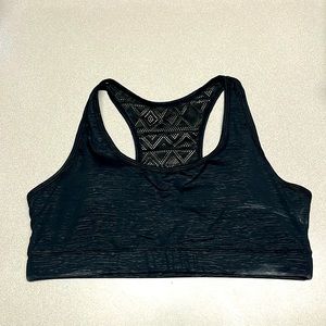 Zyia Black Bomber Sports Bra Size XL